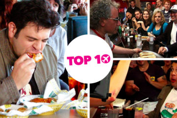 Top 10 Man v Food Challenge Restaurants